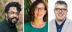 The authors (l - r) Darryl Holliday, Jenny Montoya Tansey and Josh Stearns.