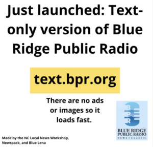 Collaboration helped NC newsrooms create special “light” websites and texting to help residents in the aftermath of Hurricane Helene